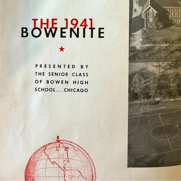 VINTAGE 1941 Bowenite Yearbook - Bowen High School, Chicago - Retro / Nostalgia - Picture 4 of 14